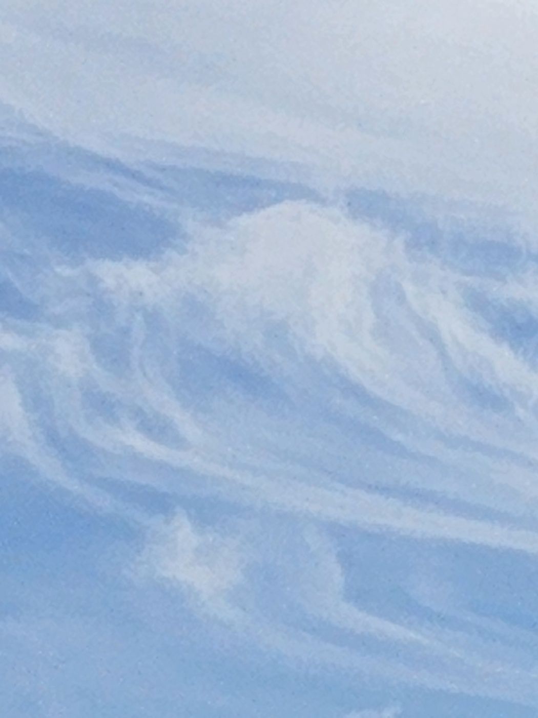 하늘에서 바다 파도의 멋진 모습