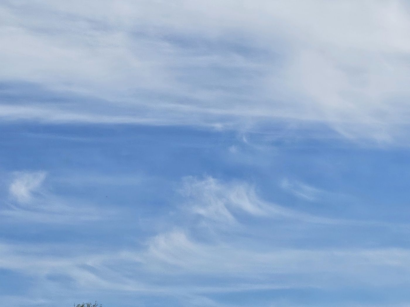 하늘에서 바다 파도의 멋진 모습