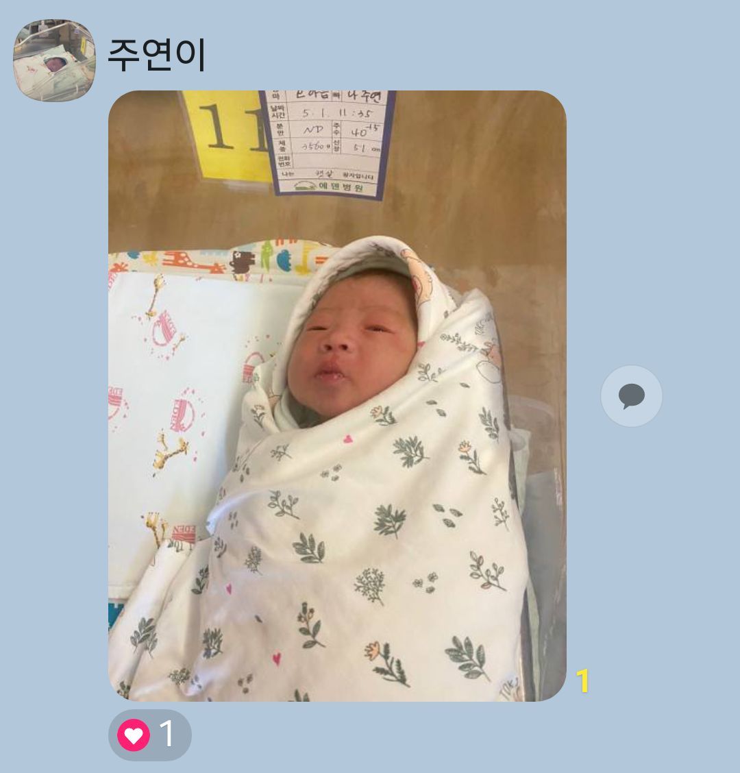 우리집안 나주나씨31대손  장손탄생