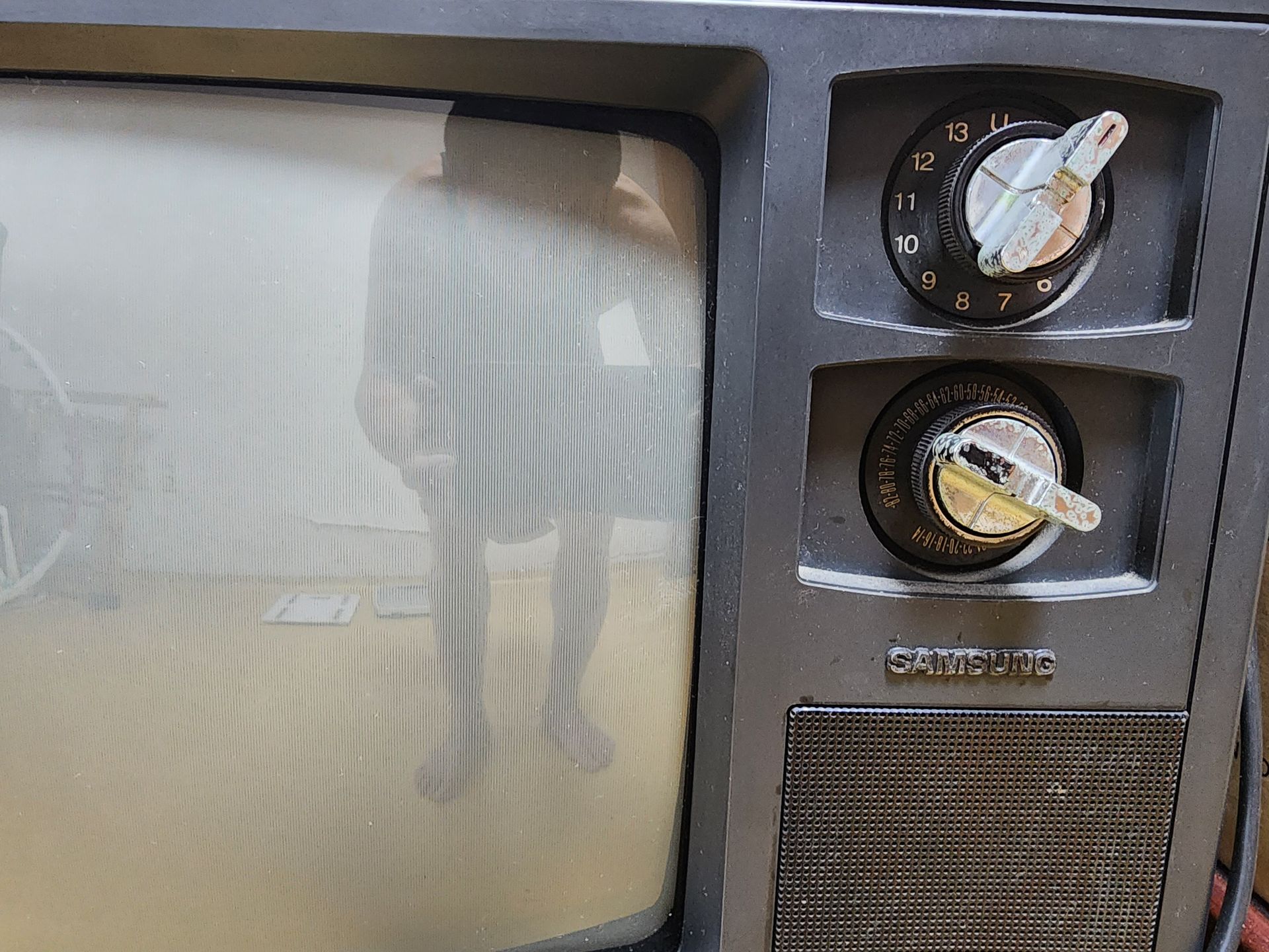 돌리는채널식 옛날TV