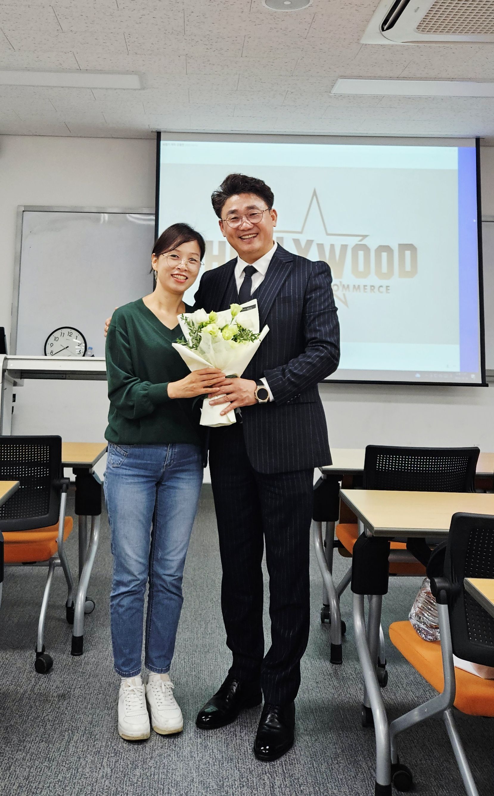 피렌체헐리우드 영화제3관왕후 강광민 대표님과 촬영