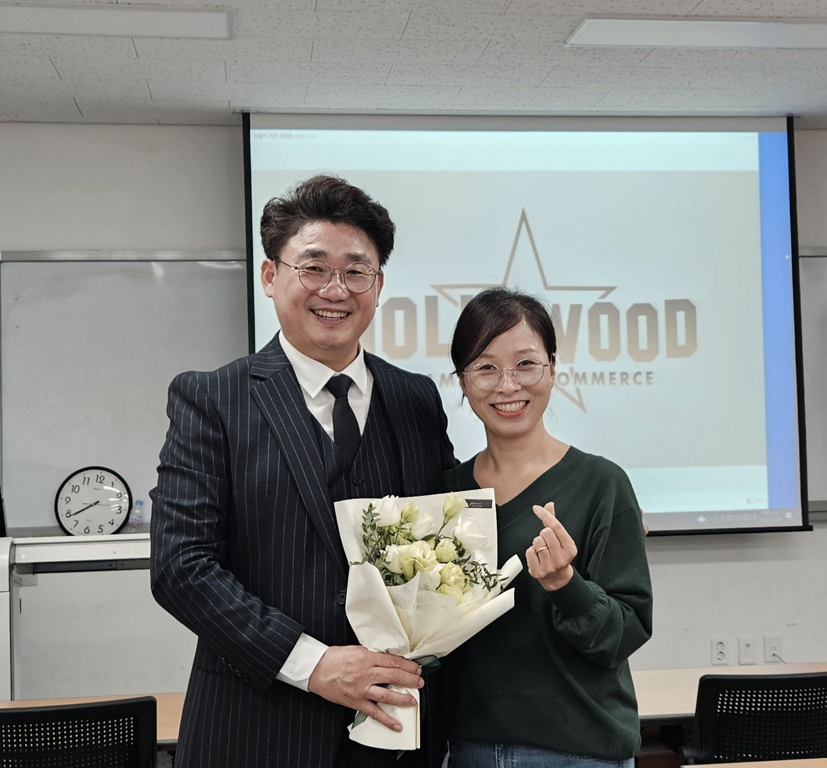 피렌체헐리우드 영화제3관왕후 강광민 대표님과 촬영