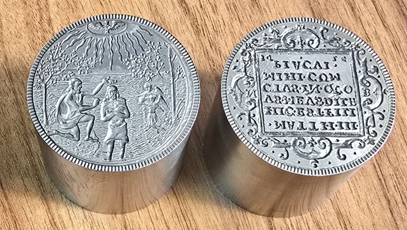 예수세례주화 레플리카 제작