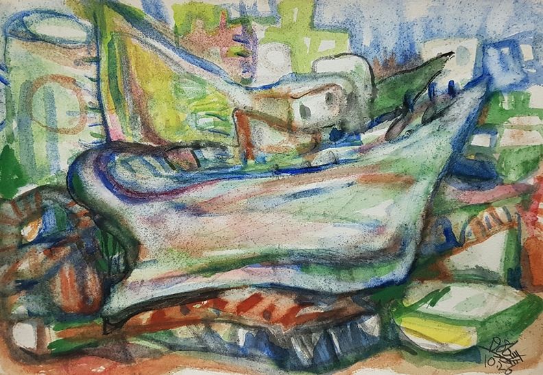 배동신작품『여수조선소(Yeosu Shipyard_19861026)』