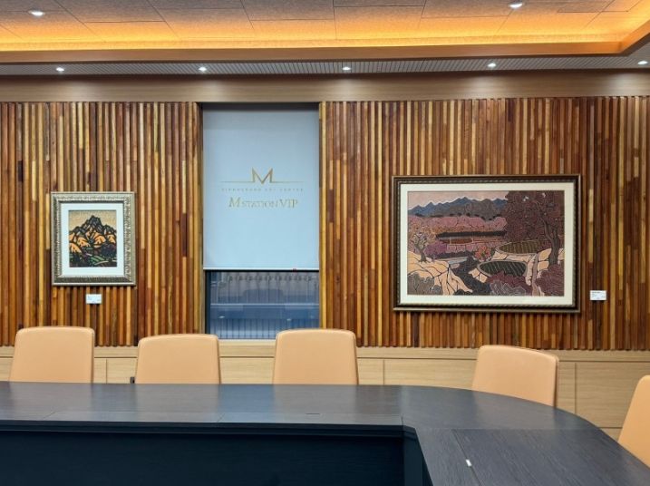 故이한우 화백. 작품 [아름다운 우리 강산]