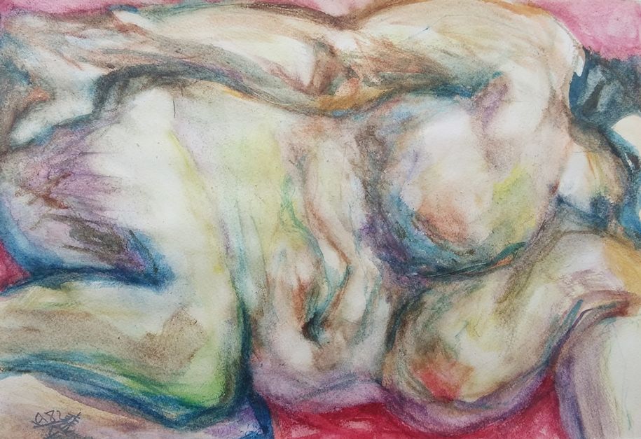 배동신 작품 『WOMAN NUDE(여인누드) 19820407』