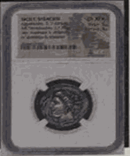 rv quadriga & trisceles obvi Arethusa & dolphins S-971type(17.15g) EF