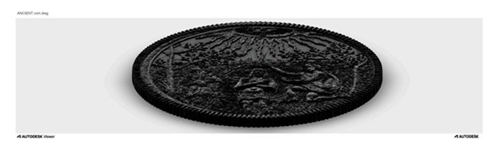 <예수세례주화,1626> 레플리카 디자인